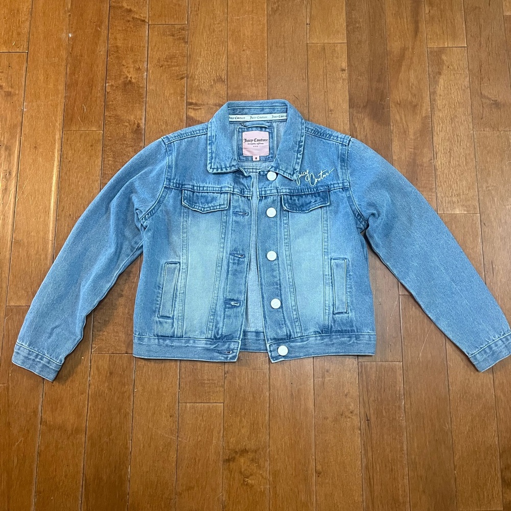 Juicy Couture Girls 10 Denim Jacket